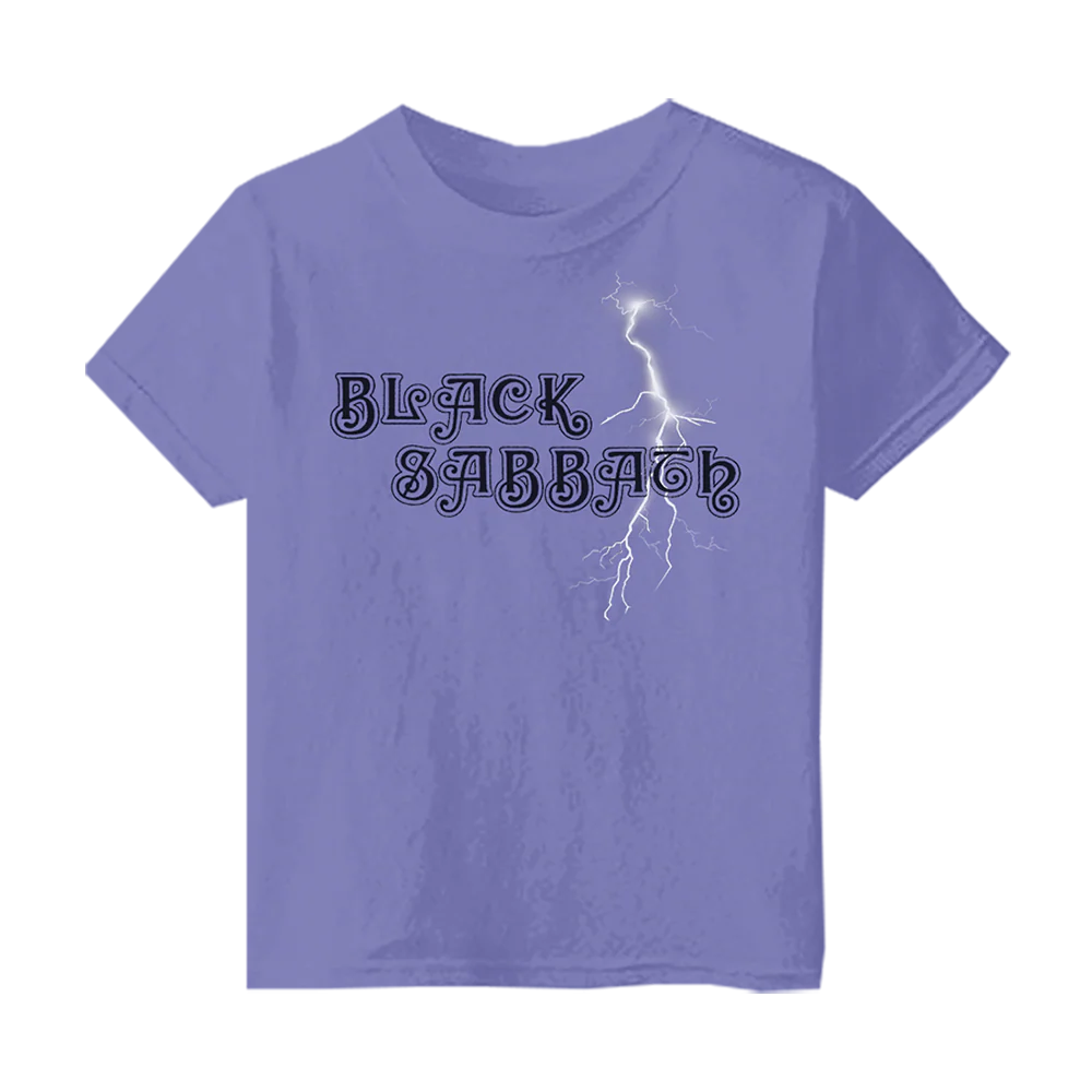 Lightning Bolt Purple Kids T-Shirt