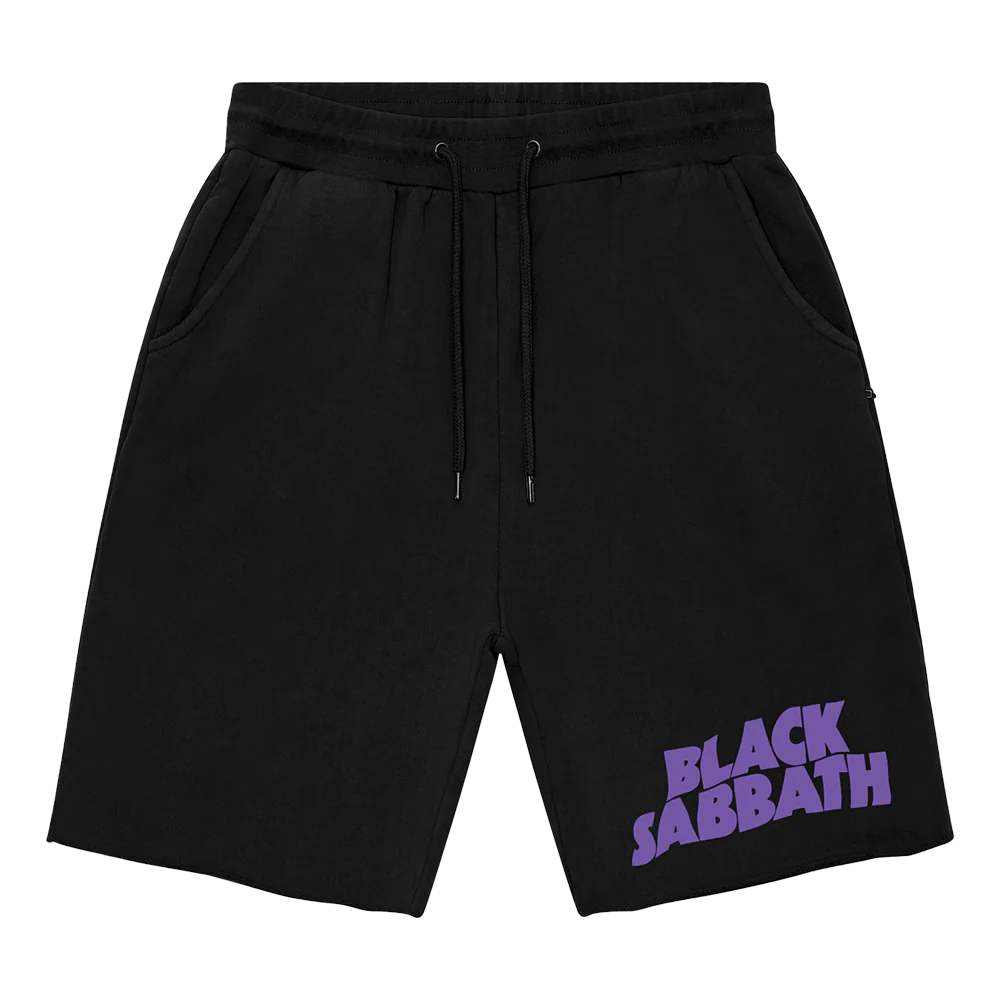 Black Sabbath Logo Shorts