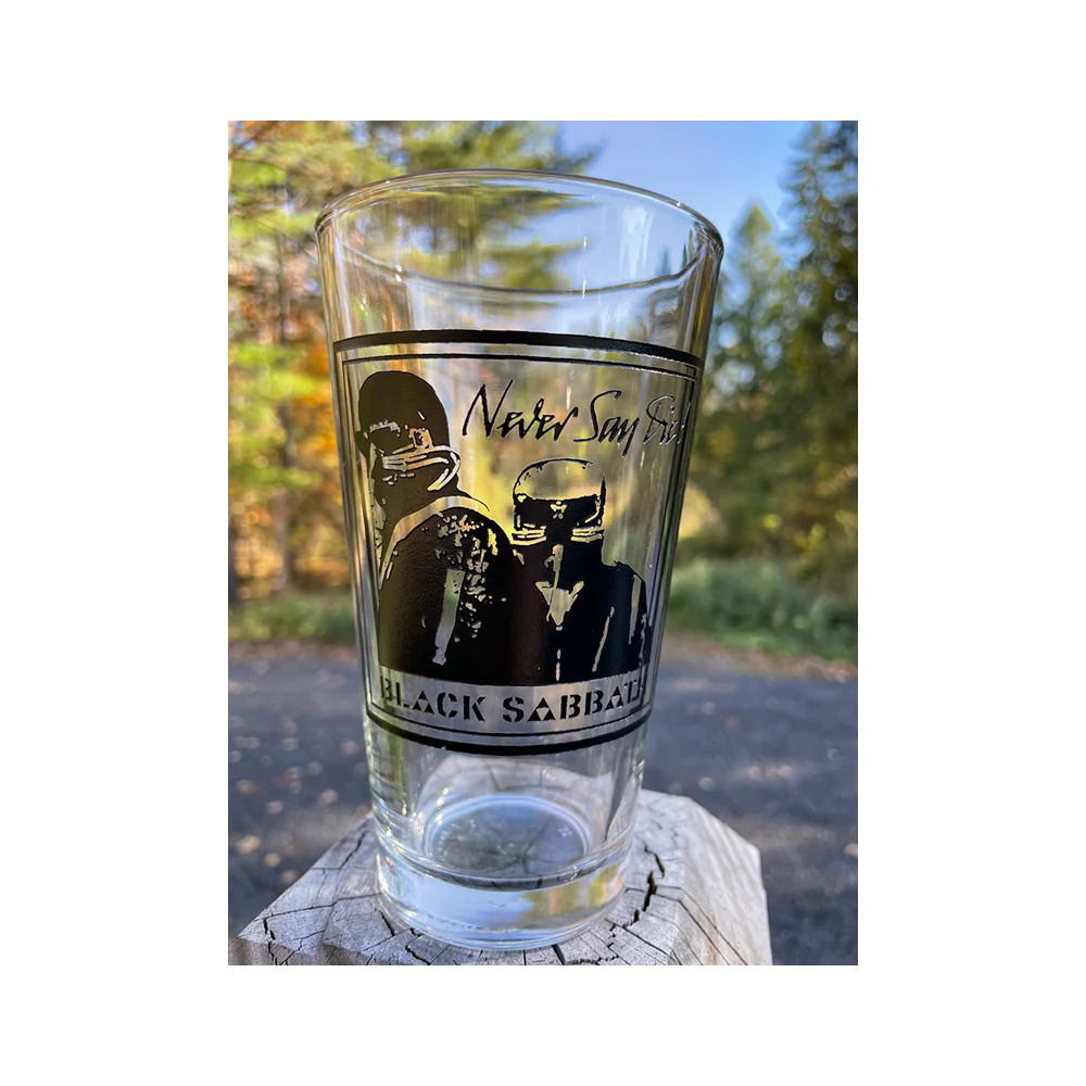 Limited Numbered Collectible Never Say Die Pint Glass